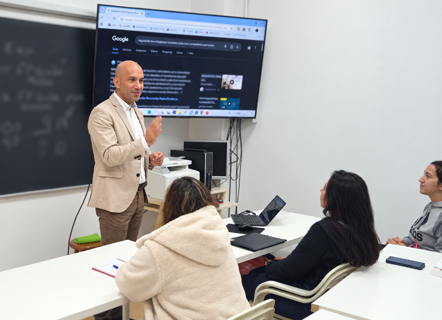 Docencia presencial en el aula